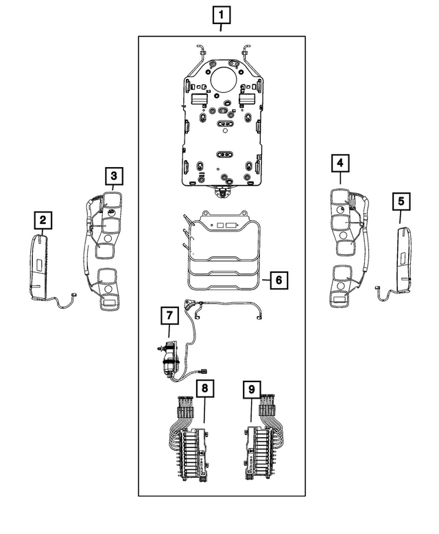 68683238AB - Interior Trim: Seat Comfort System Module for Mopar Image