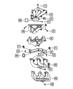 4648954AA - : Exhaust Manifold, Right for Mopar Image