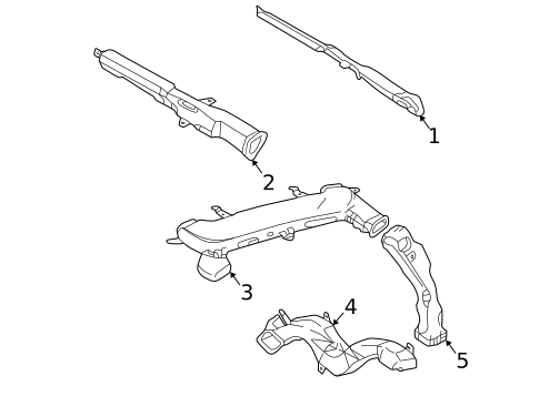 Ducts for 2004 Toyota Sequoia #1