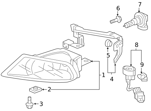 Fog Lamps for 2007 Honda Odyssey #0