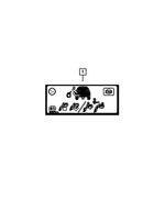 68505968AA - Labels: Fuel Door Label for Mopar Image