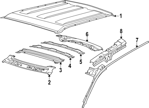 Roof & Components for 2025 Ford Bronco Sport #1