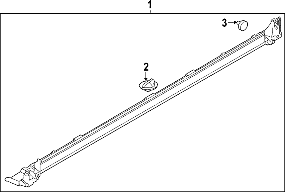 VC86-51-SJ3 - Rocker Molding Clip - 2023-2025 Mazda CX-50 | Mazda Swag