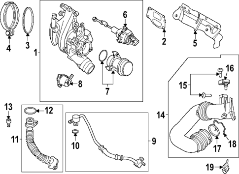 Turbocharger & Components for 2025 BMW 430i Gran Coupe #0