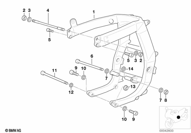 46517658327 - : Frame for BMW-Motorrad Image