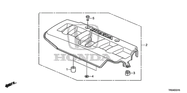 Engine Cover (1.8L) for 2012 Honda Civic #0