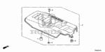 17125RFE000 - Engine: RUBBER, ENGINE COVER MOUNTING for Honda Image