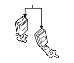 72117171197 - Electrical: Buckle for BMW Image