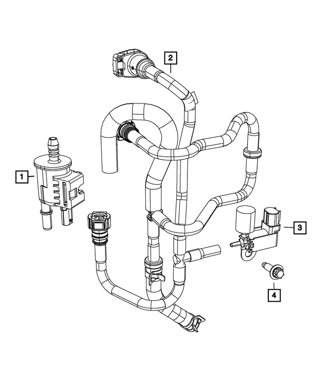 68171959AA - Emission Controls: Hex Flange Head Bolt, Mounting for Mopar Image