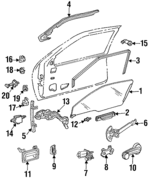 10180319 - : Window Regulator for Chevrolet: Lumina Image