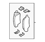 58302KLA00 - : Brake Pads for Hyundai Image