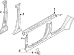 765707JA0A - Body: Center Pillar Reinforced for Nissan Image