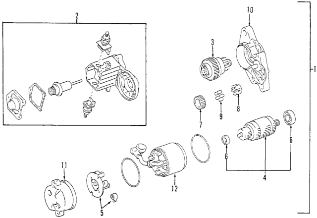 2825464130 - Electrical: Idler Gear for Lexus: LX450, LX470 Image