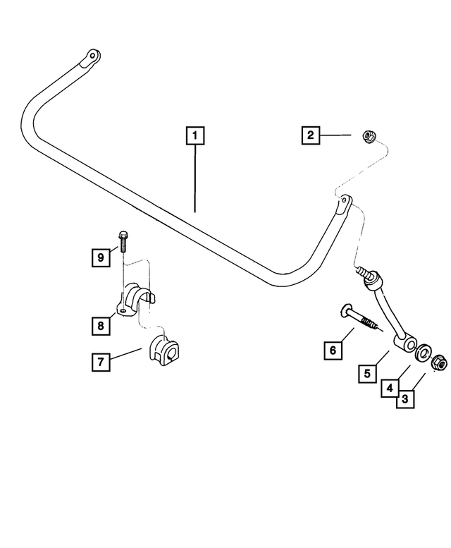 6504558 - Front Suspension &amp; Drive: Washer, Mounting for Mopar Image