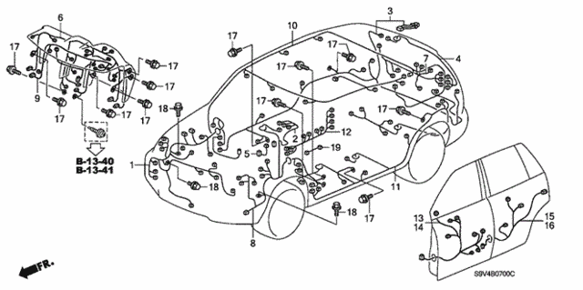 Wire Harness for 2007 Honda Pilot #0
