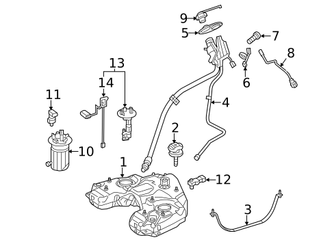 Hardware, Fasteners & Fittings for 2015 Mercedes-Benz ML400 #0