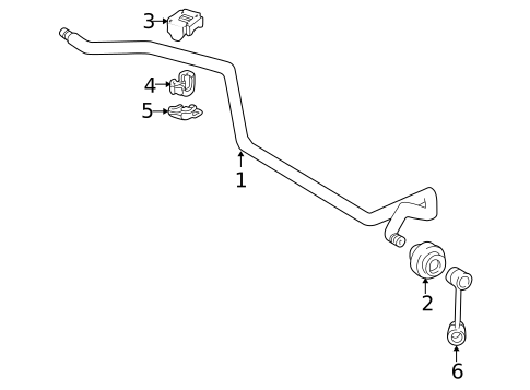 Stabilizer Bar & Components for 1998 Mercedes-Benz E 300 #2