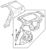 64300SV5A00ZZ - Body: Quarter Panel for Honda: Accord Image