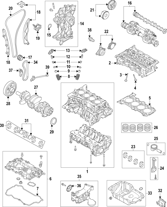 242102M811 - : Engine Camshaft for Hyundai Image