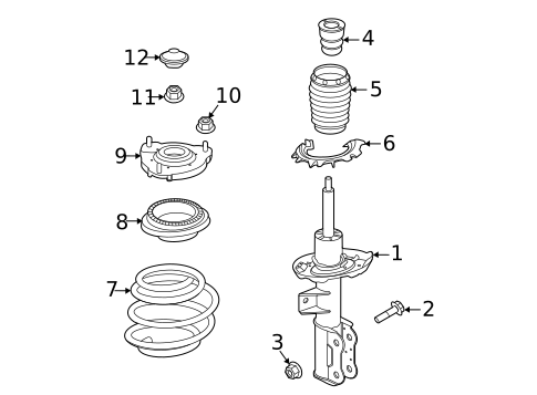 Struts & Components for 2025 Hyundai Sonata #0