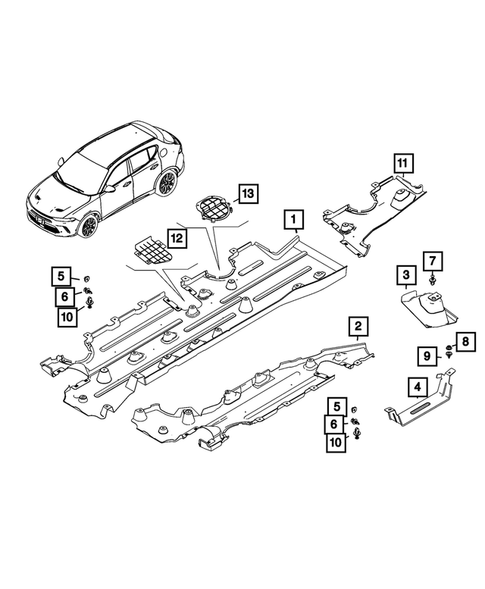 Under Body Protection for 2024 Dodge Hornet #0
