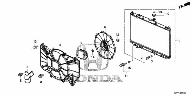 Radiator for 2014 Honda Accord #0