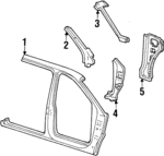 F58Z16279D44A - Body: Uniside for FORD Image