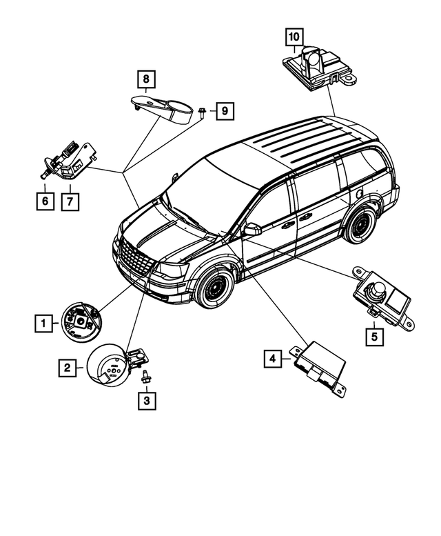 4674669 - Electrical: Striker Plate for Mopar Image