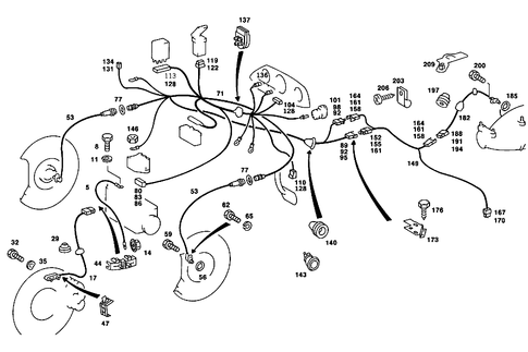 Front Brake Lining Wear Indicator, Abs & Automatic Locking Differential for 1988 Mercedes-Benz 560SEL #1