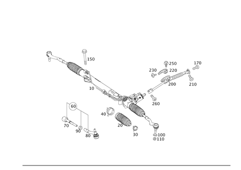 Steering Gear for 2011 Mercedes-Benz SLS AMG #0