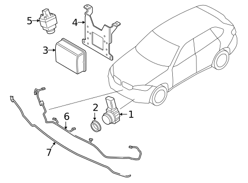 Parking Aid for 2016 BMW X6 #0