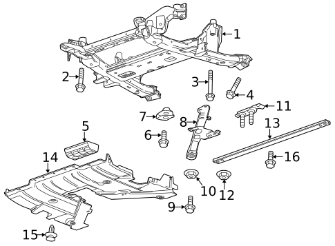 Suspension Mounting for 2024 Cadillac CT5 #0