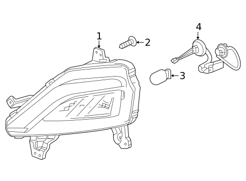 Daytime Running Lamp Components for 2021 Chevrolet Spark #0