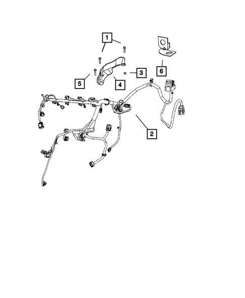 Wiring-Powertrain for 2008 Jeep Patriot #0