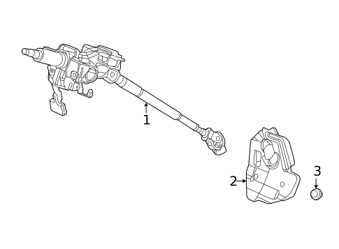 Steering Column Assembly for 2014 Honda CR-V #0