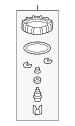 17052T0C000 - Fuel System: Pressure Reg for Acura Image