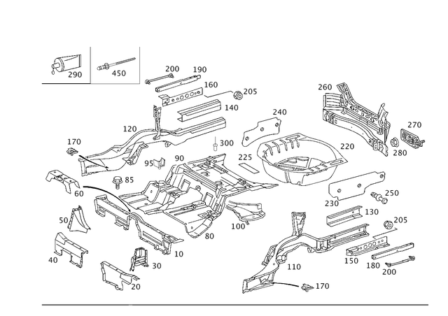 2156180716 - Substructure: Reinforcement for Mercedes-Benz Image image
