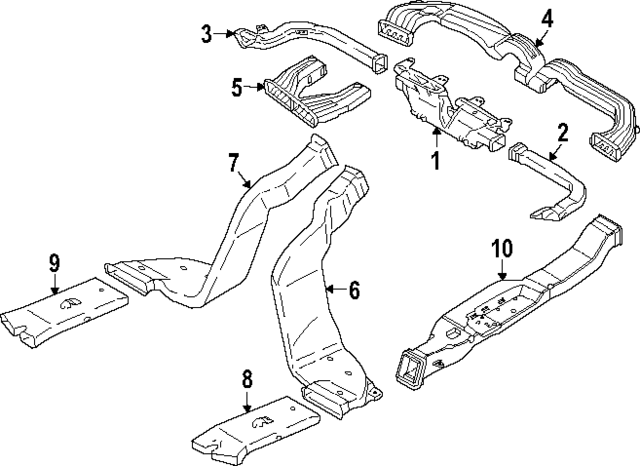 97471DF000 - : Air Distributor for Hyundai Image