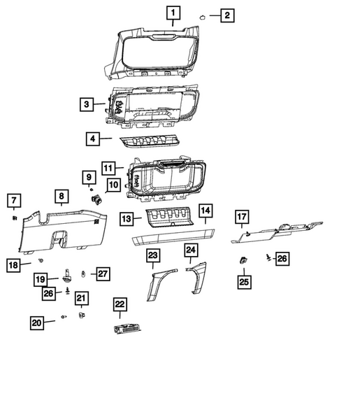 Instrument Panel for 2026 Ram 2500 #1