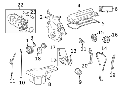 Filters for 2008 Pontiac Vibe #0