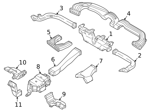 Ducts for 2024 Hyundai Kona Electric #0