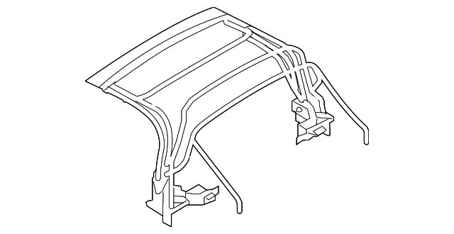 2006-2015 Mazda MX-5 Miata Top Frame NE51-R1-100P | RealMazdaParts.com