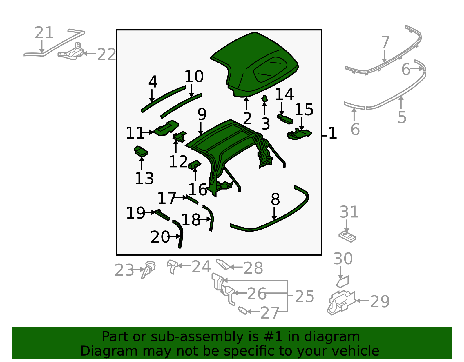 NH52-V4-630A-74 - Hardtop - Copper Red (32V) | Mazda Parts Factor