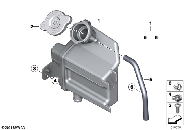 17139829265 - : Expansion Tank            for BMW-Motorrad Image