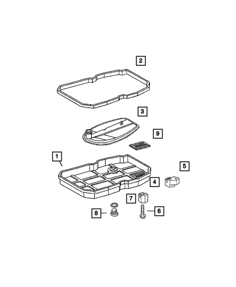 Case, Extension, Oil Pan, and Indicator (Dipstick) for 2008 Dodge Sprinter 3500 #4