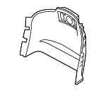 T2R22910PVJ - Body: Bulkhead Cover for Jaguar: F-Type Image