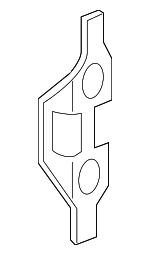 55359708AA - Body: Striker Plate for Mitsubishi: Raider Image