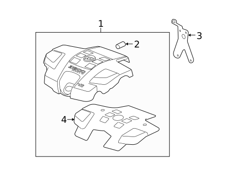 Engine Appearance Cover for 2008 Buick Lucerne #0