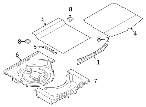 Interior Trim - Rear Body for 2024 BMW 330e xDrive #1
