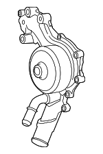 5184498AH - Cooling System: Engine Water Pump for Chrysler: 300, Town &amp; Country | Dodge: Challenger, Charger, Durango, Grand Caravan, Journey | Jeep: Grand Cherokee | Ram: 1500, C/V Image